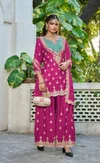 1119 To 1122 Qayamat Chinon Embroidery Sharara Suits